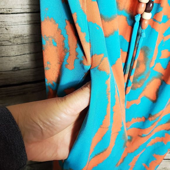 Ashley Stewart Printed Bead Embellished Jumpsuit Size 30/32W NWT - Picture 10 of 14